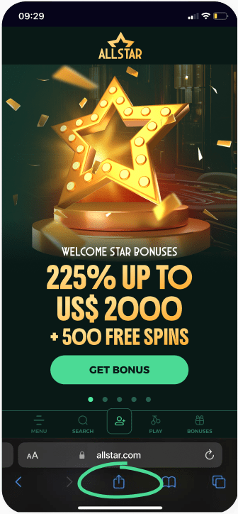 phone - allstar casino